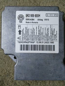 Ремонт блоку SRS AIRBAG 5K0959655H для Volkswagen VW model 142707 фото