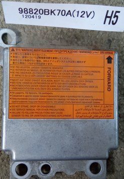Ремонт блока SRS AIRBAG 98820BK70A для Nissan Qashqai 140100 фото