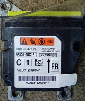 Ремонт блока SRS AIRBAG 98820-9UC1B для Nissan&nbsp; 1232 фото