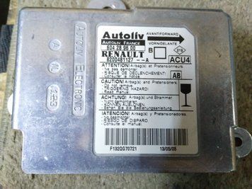 Ремонт блока SRS AIRBAG 604289600 для Renault Megane 141123 фото