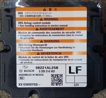 Ремонт блока SRS AIRBAG 98221AL25B для Subaru&nbsp; 1238 фото