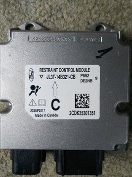 Ремонт блоку SRS AIRBAG JL3T-14B321-CB для Ford ALL MODEL 1038 фото