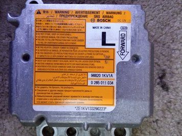 Ремонт блока SRS AIRBAG 988201KV1A для Nissan Juke 139783 фото