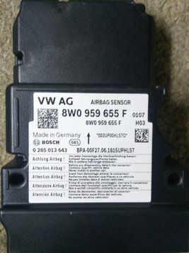 Ремонт блока SRS AIRBAG 8W0959655 для Audi, Volkswagen, Skoda 1055 фото