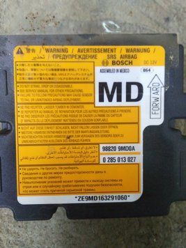 Ремонт блока SRS AIRBAG 988209MD0A для Nissan Versa 140284 фото