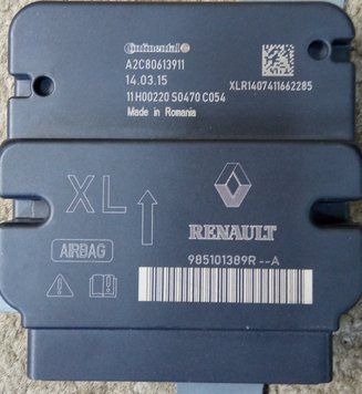 Ремонт блока SRS AIRBAG 985101389R для Renault New Model 140875 фото