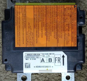 Ремонт блока SRS AIRBAG 98820-6MJ0A для Nissan&nbsp; 1251 фото