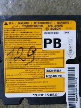 Ремонт блока SRS AIRBAG 988209PB0A (0 285 012 289) для Nissan Pathfinder 140019 фото