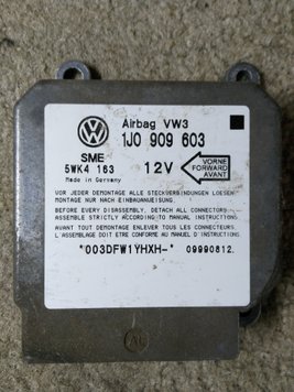 Ремонт блоку SRS AIRBAG 1J0909603 для Volkswagen VW model 142632 фото