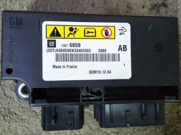 Ремонт блока SRS AIRBAG 13576859 для Opel Meriva 140480 фото