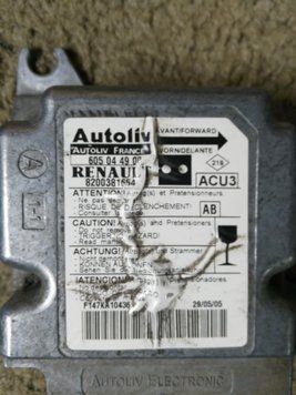 Ремонт блока SRS AIRBAG 605490400 для Renault Megane 141133 фото