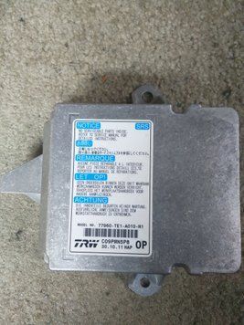 Ремонт блока SRS AIRBAG 77960-TE1-A010-M1 для Honda ALL model 137244 фото