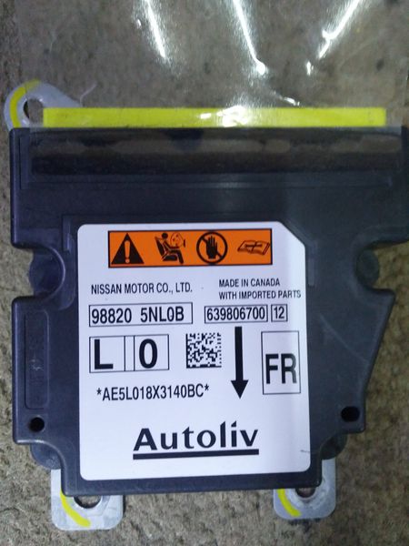 Ремонт блока SRS AIRBAG 98820 5NL0B для Nissan Altima 1202 фото