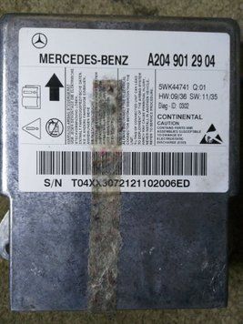 Ремонт блока SRS AIRBAG A204 901 29 04 для Mercedes ALL model 139244 фото