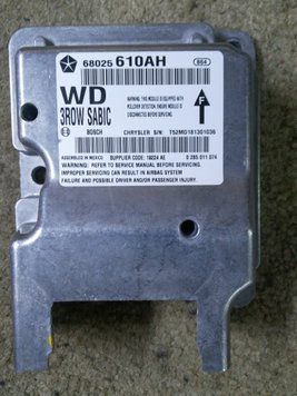 Ремонт блока SRS AIRBAG 68025610AH для Dodge Durango 135785 фото