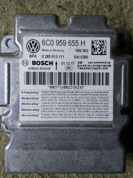 Ремонт блоку SRS AIRBAG 6C0959655H для VW 142728 фото