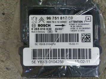 Ремонт блока SRS AIRBAG 9675181780 для Peugeot 5008 140728 фото