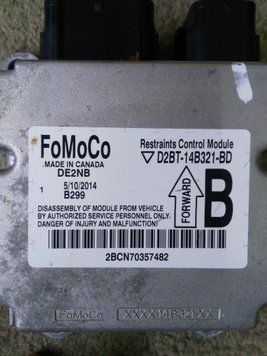 Ремонт блоку SRS AIRBAG D2BT-14B321-BD для Ford Fiesta 136397 фото