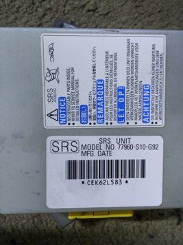 Ремонт блока SRS AIRBAG 77960-S10-G92 для Honda ALL model 136828 фото