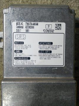 Ремонт блока SRS AIRBAG 77960-TVA-A460-M4 для Honda&nbsp; 1064 фото