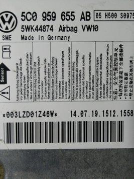 Ремонт блоку SRS AIRBAG 5C0959655AB для Volkswagen VW model 142694 фото