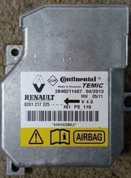 Ремонт блока SRS AIRBAG 8201217225 для Renault Kangoo 141015 фото