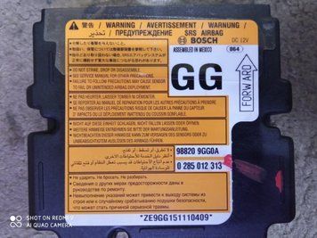 Ремонт блока SRS AIRBAG 988209GG0A для Nissan Armada 139679 фото
