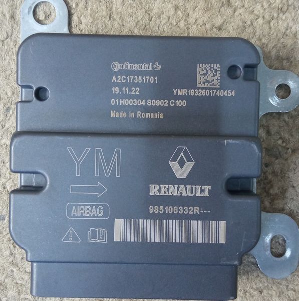 Ремонт блока SRS AIRBAG 985106332R для Renault  1265 фото