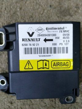 Ремонт блока SRS AIRBAG 8200769221 для Renault Logan 141055 фото