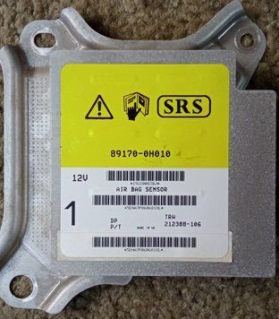 Ремонт блока SRS AIRBAG 89170-0H010 для Peugeot 107 140582 фото