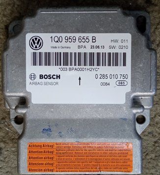 Ремонт блоку SRS AIRBAG 1Q0959655B для Volkswagen VW model 142662 фото