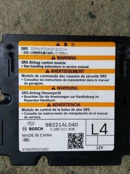 Ремонт блока SRS AIRBAG 98221AL040 для Subaru ALL model 141665 фото